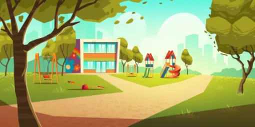 Aménagement de la cour extérieure d'une école à Bollène, Bollène, AETP