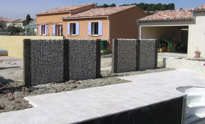 Gabions à Bollène, Bollène, AETP