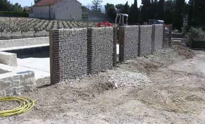 Gabions à Bollène, Bollène, AETP