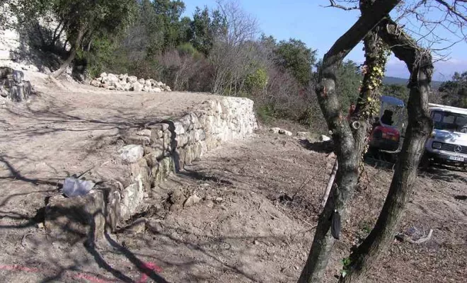 Rénovation de restanques à Bollène, Bollène, AETP