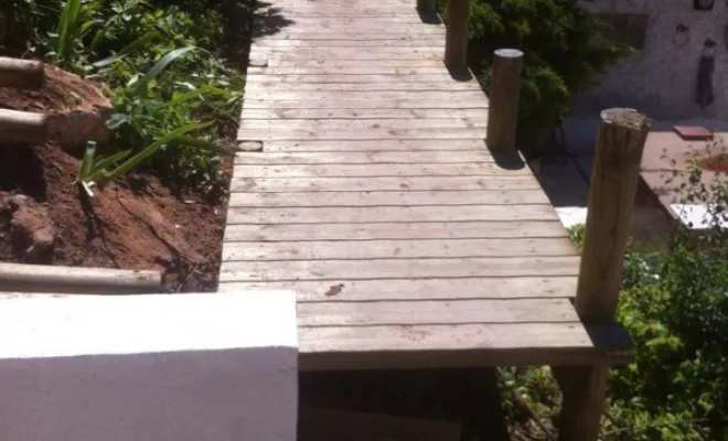 Terrasse en bois à Bollène, Bollène, AETP